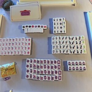 Oh My Mahjong Lilac Soirée RETIRED tile set + more